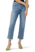 Daphne Crop Stovepipe Jeans